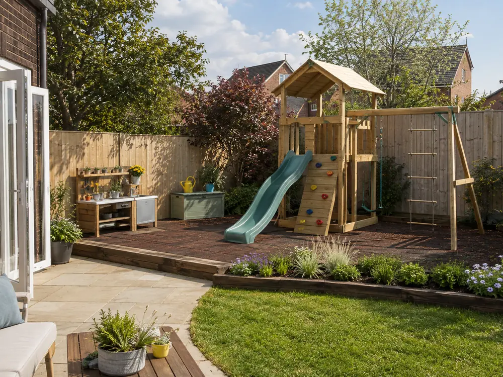 A second realistic 3D design direction for Children’s Play Area